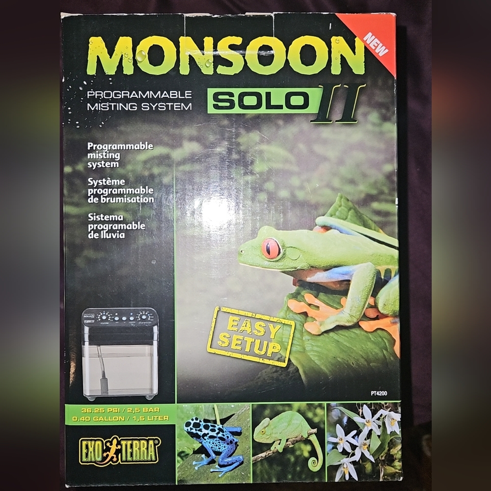 Reptile misting machine